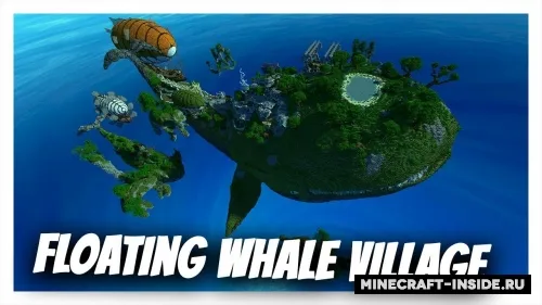 Floating Whale Village — Minecraft xarita, rasm 1
