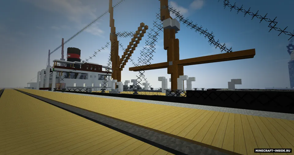 HMHS Britannic at Southampton — Minecraft xarita, rasm 2