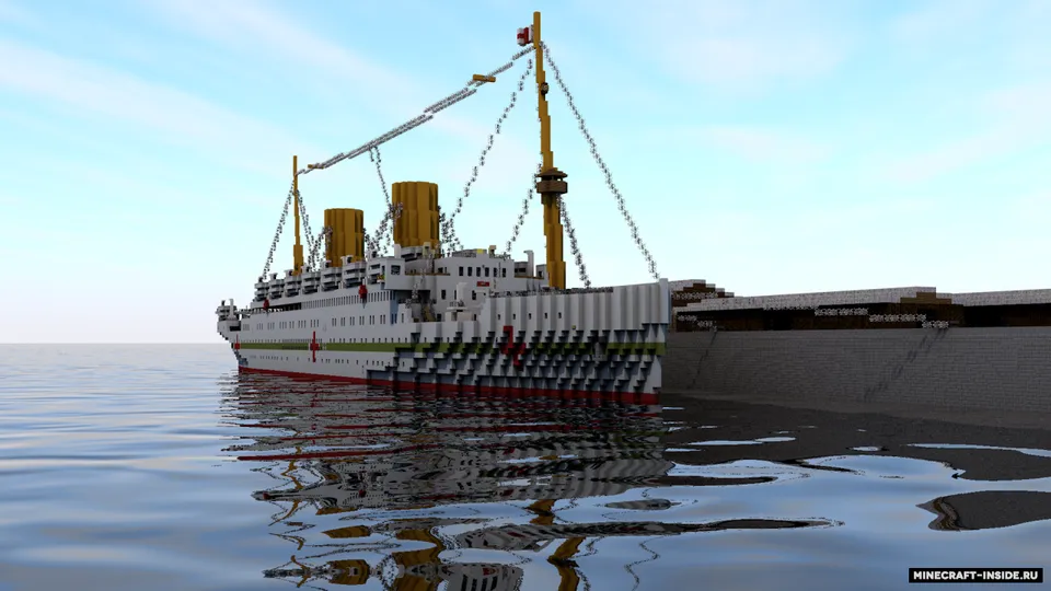 HMHS Britannic at Southampton — Minecraft xarita, rasm 7