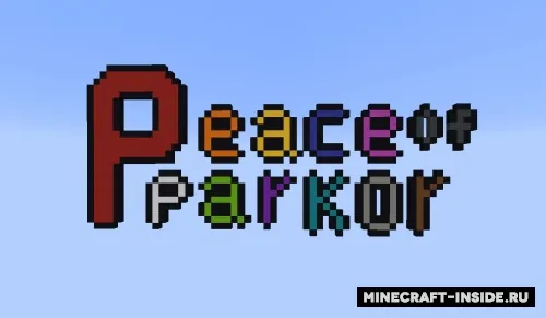 Peace Of Parkour — Minecraft xarita, rasm 1