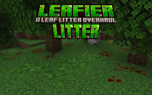 Leafier Litter — Minecraft mod, rasm 1