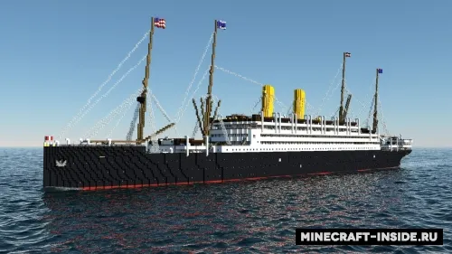 SS Kaiserin Auguste Victoria — Minecraft xarita, rasm 1