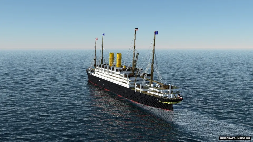 SS Kaiserin Auguste Victoria — Minecraft xarita, rasm 2