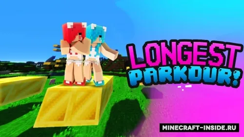 Longest Parkour In Minecraft — Minecraft xarita, rasm 1