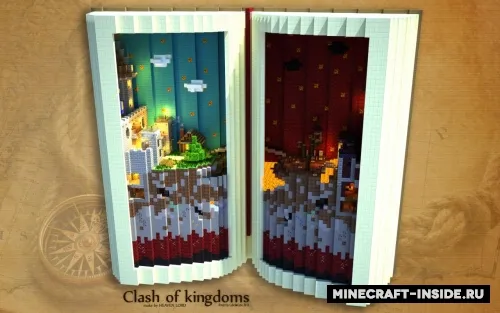 Clash of Kingdoms — Minecraft xarita, rasm 1