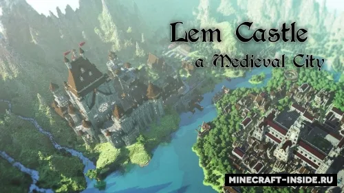 LEM Castle — Minecraft xarita, rasm 1