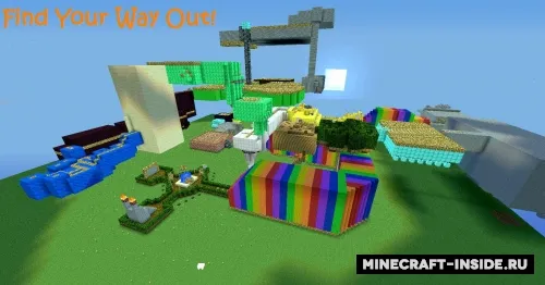 Find Your Way Out — Minecraft xarita, rasm 1