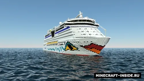 MS AIDAbella — Minecraft xarita, rasm 1