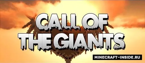 Call of The Giants — Minecraft xarita, rasm 1