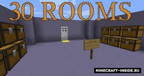 30 Rooms — Minecraft xarita, rasm 1