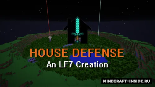 House Defense LF7 — Minecraft xarita, rasm 1
