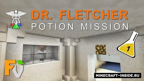 Dr. Fletcher: Potion Mission — Minecraft xarita, rasm 1