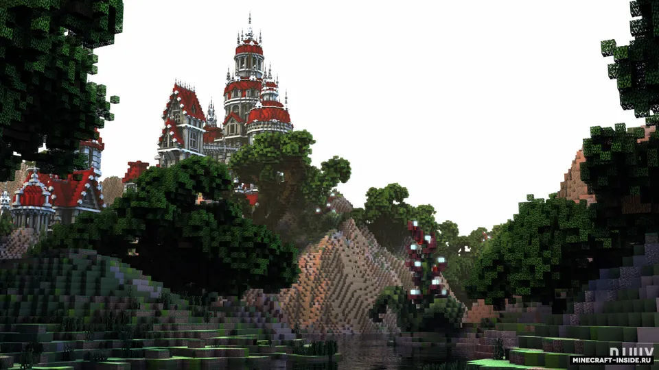 Ruby Palace — Minecraft xarita, rasm 2