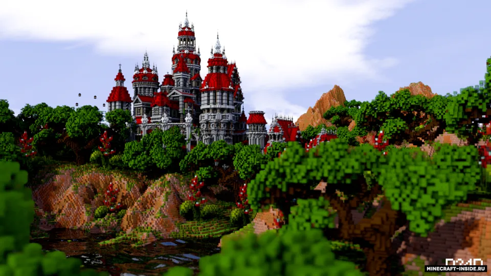 Ruby Palace — Minecraft xarita, rasm 3