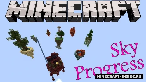 Skyprogress — Minecraft xarita, rasm 1