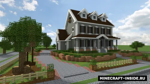 Traditional Georgian House — Minecraft xarita, rasm 1