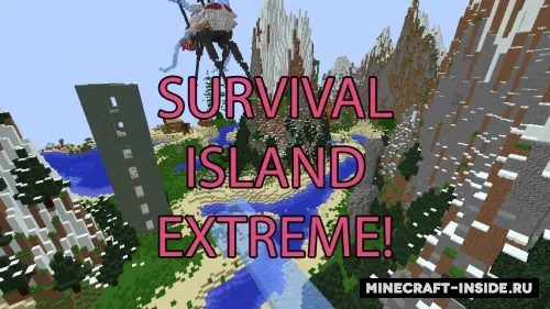 Survival Island Extreme! — Minecraft xarita, rasm 1