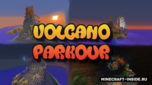 Volcano Parkour — Minecraft xarita, rasm 1