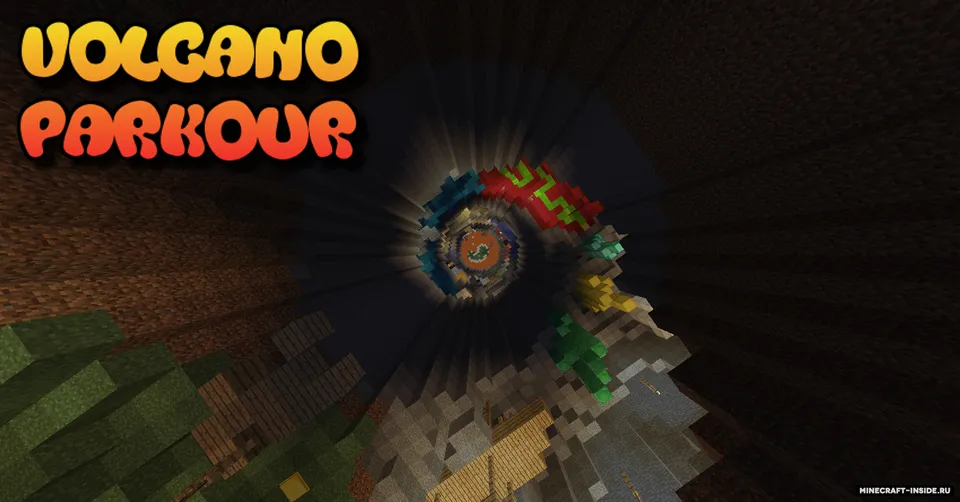 Volcano Parkour — Minecraft xarita, rasm 3