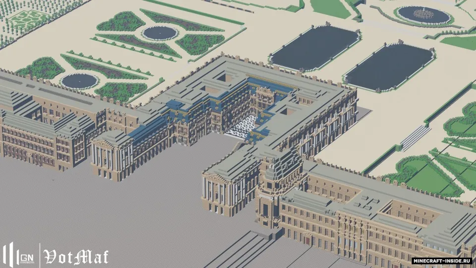 Palace of Versailles — Minecraft xarita, rasm 5