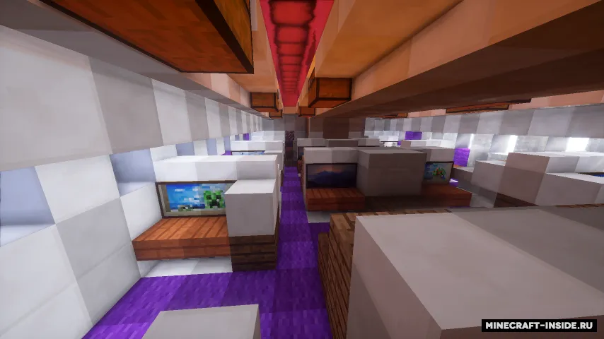 Airbus A380-800 — Minecraft xarita, rasm 2
