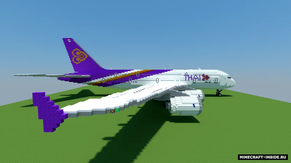 Airbus A380-800 — Minecraft xarita, rasm 7