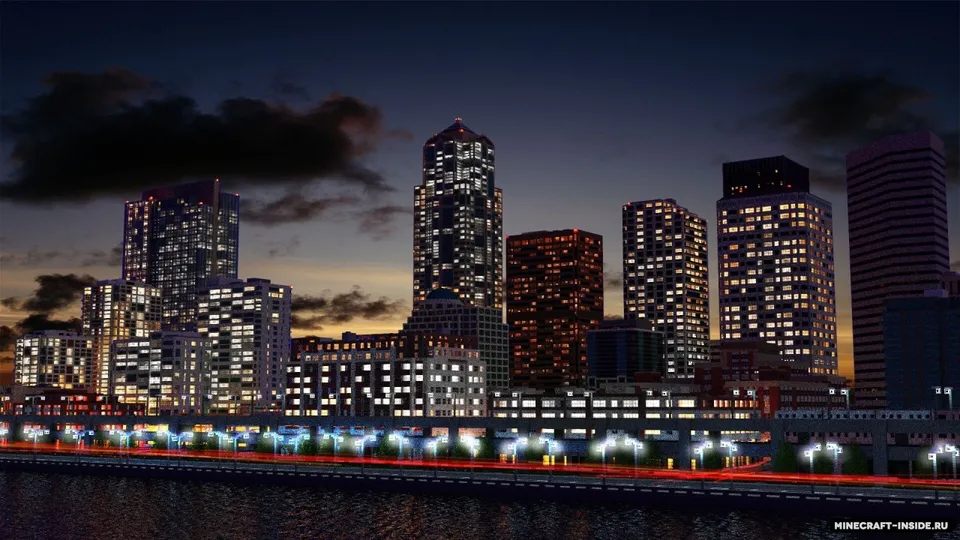 Downtown Seattle — Minecraft xarita, rasm 2