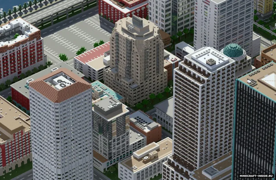 Downtown Seattle — Minecraft xarita, rasm 5