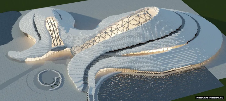 Harbin Grand Theater — Minecraft xarita, rasm 3
