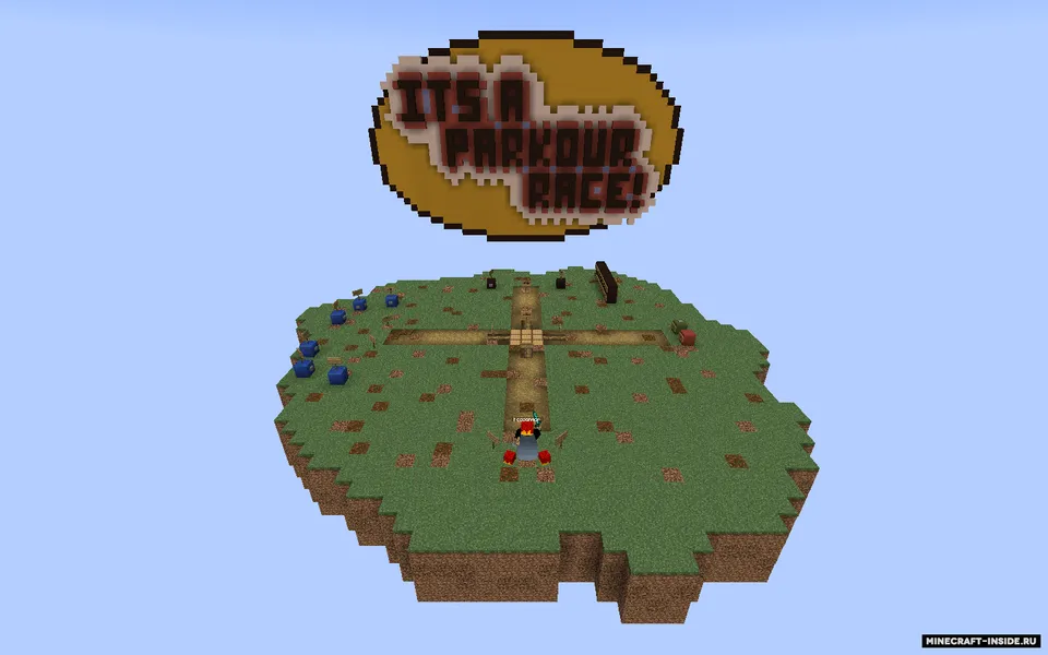 It's A Parkour Race! — Minecraft xarita, rasm 2