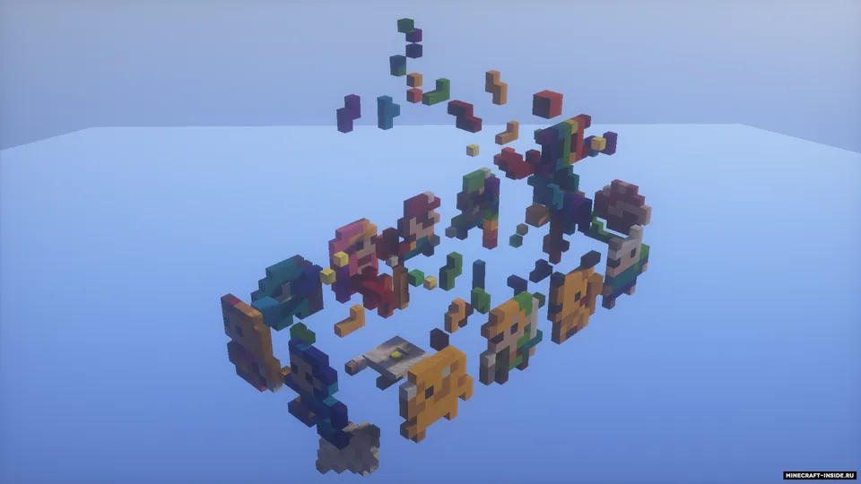 8-Bit Parkour — Minecraft xarita, rasm 2
