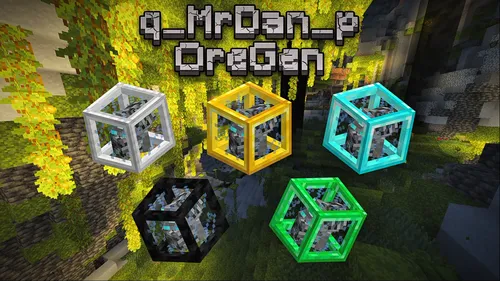 q_MrDan_p Ore Gen — Minecraft mod, rasm 1