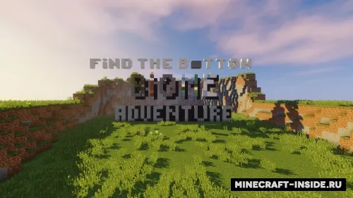 Find the Button: Biome Adventure! — Minecraft xarita, rasm 1