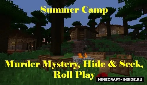 Summer Camp Murder Mystery — Minecraft xarita, rasm 1