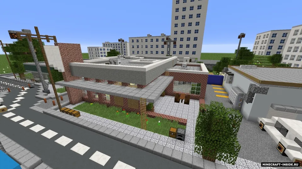 Counter Strike: GO | de_bank — Minecraft xarita, rasm 4