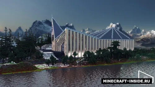 Knarvik Church — Minecraft xarita, rasm 1