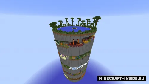 Parkour Spiral — Minecraft xarita, rasm 1