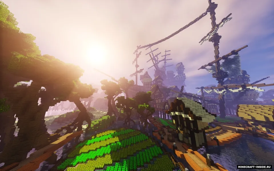 Ship stack shanty town — Minecraft xarita, rasm 6