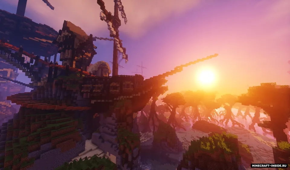 Ship stack shanty town — Minecraft xarita, rasm 8