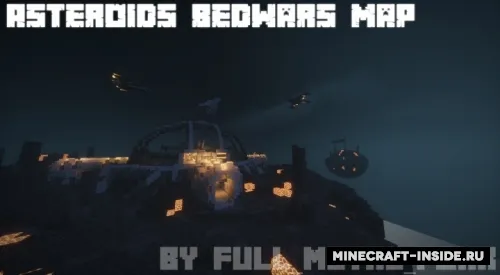 Asteroids Bedwars/Eggwars — Minecraft xarita, rasm 1