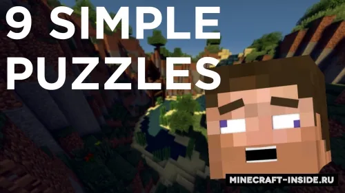 9 Simple Puzzles — Minecraft xarita, rasm 1