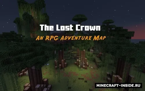 The Lost Crown RPG Adventure — Minecraft xarita, rasm 1