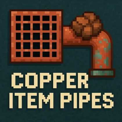 Pepsi's Copper Item Pipes — Minecraft mod, rasm 1