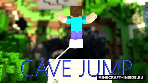 Cave Jump — Minecraft xarita, rasm 1