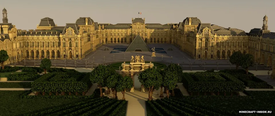 Musée Du Louvre — Minecraft xarita, rasm 2