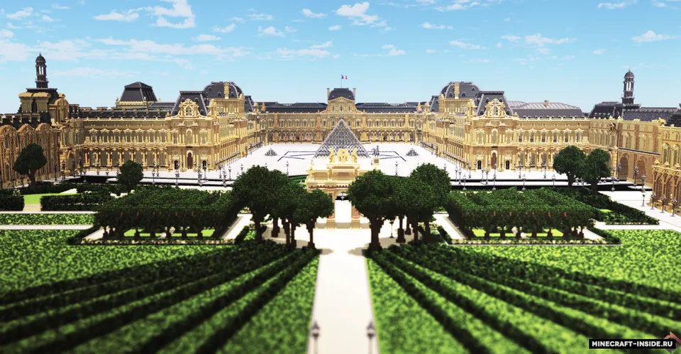 Musée Du Louvre — Minecraft xarita, rasm 3