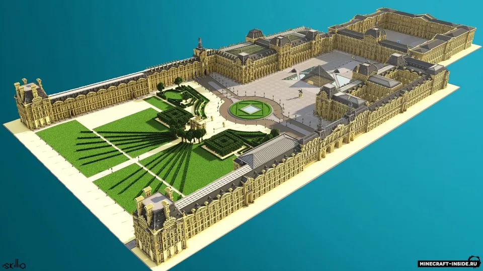 Musée Du Louvre — Minecraft xarita, rasm 4
