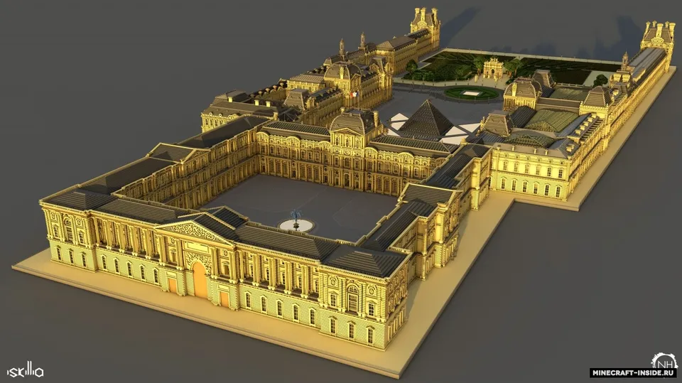 Musée Du Louvre — Minecraft xarita, rasm 5