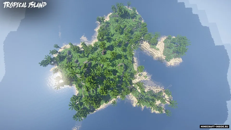 Tropical Island — Minecraft xarita, rasm 5
