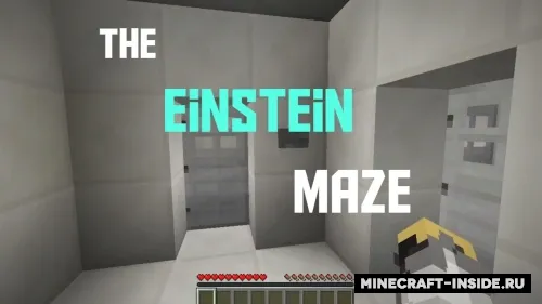 The Einstein Maze — Minecraft xarita, rasm 1